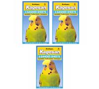 Kagesan Blue BIRD CAGE SAND PAPER SHEETS 3X6 PACK = 18 SHEETS 40cmX25c
