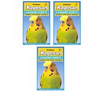 Kagesan Blue BIRD CAGE SAND PAPER SHEETS 3X6 PACK = 18 SHEETS 40cmX25cm