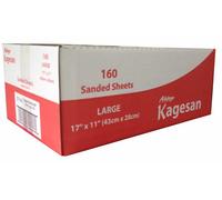 Kagesan Bulk Sanded Sheets Red 17 X 11" (43 X 28Cm) - Pack Of 160