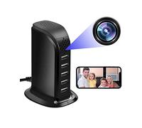 KAGMY Hidden Spy Camera, Upgraded HD 1080P WiFi USB Charger Spy Camera 5 Port Plug Wireless Mini Hidden Cameras Spy Cam for Home Surveillance with Motion Detection Remote View