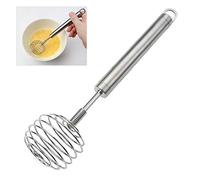 Kagodri Stainless Steel Wire Whisk, Hand-held Round Spring Milk Mixer Heat-Resistant for Mixing, Egg-Beating Kitchen Utensils