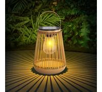 KagoLing Solar Lights Outdoor Garden, Garden Lights Metal Hanging Solar Lantern Waterproof Ornaments Outdoor, Decorations for Patio Yard Porch Lawn Courtyard, Gifts for Mom Women Grandma Wife