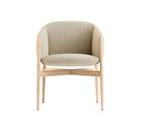 Kagu chair with armrests wooden frame Cor