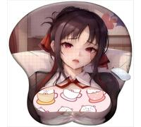 Kaguya-sama:Love is War Anime Non-Slip Silicone Mouse Mat with 3D Wrist Support Ergonomic Gel Cushion for Comfort & Pain Relief Desk Accessories for Office and Gaming (1)