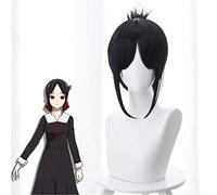 Kaguya-sama Love is War Kaguya Shinomiya Cosplay Wigs Black Heat Resistant Synthetic Hair Perucas Halloween Costume Wig Anime