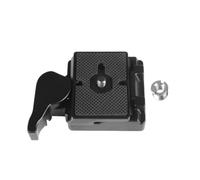 KAGYOKU Quick Release Plate Adapter - Metal QR Plate with 1/4" & 3/8" Screws - Compatible with Manfrotto Tripods (Model 323 RC2)