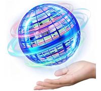 Kahaf Flying Ball Space Orb Ball Toy Auto Spinning Floating Magic LED Flying Ball Hand Boomerang Hover Orb Ball Mini Drone UFO Boomerang Boy Girl Toy Gift