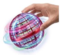 Kahaf Flying Ball Space Orb Ball Toy Auto Spinning Floating Magic LED Flying Ball Hand Boomerang Hover Orb Ball Mini Drone UFO Boomerang Boy Girl Toy Gift