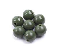 KAHDGSS 100Pcs Fishing Baits Eggs Rigs Beads Tackle Lures Accessory Shock Soft Round Carp