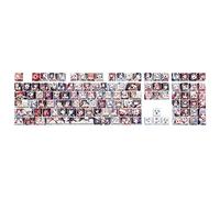 KAHDGSS 108Keys PBT Keycaps OEM Profile Dye Sublimation Opaque Keycap For Cherry MX Switch Mechanical Keyboard Anime Theme