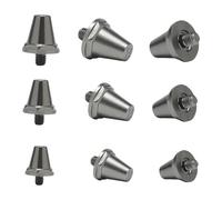 KAHDGSS 12Pcs Universals Aluminum Football Shoe Studs Replacement Soccer Cleats Football Boot Spikes For Soccer Shoes Enduring Boot Spikes