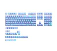 KAHDGSS 136PCS Keycap Side Print Backlight keyaps Thick PBT Keycap For Machinery Game Keyboard Keycap Replace