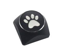 KAHDGSS 1PC Keyboards Aluminum Alloy Keycaps XDA Profile CatPaws Metal Key Caps for Mechanical Keyboards