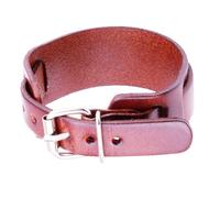 KAHDGSS 2 Vintage Edgy Double Layer Leather Wristband Adjustable Buckled Punk Cuff Chain Accessory Unisex Double Layer Cuff