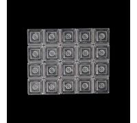 KAHDGSS 20 Keys PBT Keycap DSA Profile 1U Not Engraving Blank for Key Cover Unique Character for Key Button for Mechanical Keybo