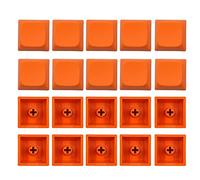 KAHDGSS 20 Pieces PBT Not Engraving Blank Keycap XDA Profile Height 1U Dyeing Sublimation for Key Caps for Cherry Mx Switches