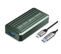 KAHDGSS 2230 External Enclosure NVMe USB3 1 10Gbps Transfer Aluminum Housing Screw Retention Travel Friendly Aluminum USB C External Disk Enclosure