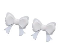 KAHDGSS 2Pieces Versatile Silicone Headphone Decoration Bows Resistant to Wear and Simple Maintenance for Multiple Headphone Decoration