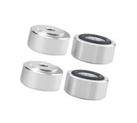KAHDGSS 4Pcs Aluminum Alloy AntiSlip Vibrations Reductions Feet Pad for Clear Sound Home Theater Systems Sound Enhancer