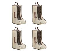 KAHDGSS 4PCS Clear Shoe Protector Bag PVC Waterproof and Proof Boot Covers for Travel and Home Organization Use Boot Storage Bag