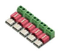 KAHDGSS 5Pcs Programmable Fast Charging Board 5-20V Adjustable Module USB Type C 100W Power Supply Tester Temperature Protective Charging Adapter