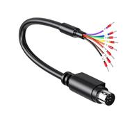 KAHDGSS 6 / 8Pin Male Header Programming Cable with Clear Number Marking for RS232 / RS422 / RS485 Communication Replacement Industrial Programming