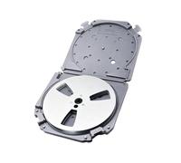 KAHDGSS 7 Inch Open Roll Tape Storage Case with 3 Hole Empty Spools and Transporting Bag for Professional Sound Security ABS Aluminum Tape Storage Container