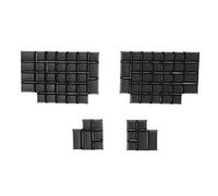 KAHDGSS 76 Keys PBT Keycap DSA Profile Not Engraving Blank for Key Cover Unique Character for Key Button for Ergodox Mechanical