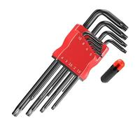 KAHDGSS 9Piece/Set Torxs Star Wrench Hexagonal Steel Hexagonal Head Spanner Professional Repair Tool for Mechanics and Projects Screwdriver Set Torxs Compatible