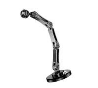 KAHDGSS Adjustable 17mm Head Stand Base Aluminum Alloy Adhesive Mount Bracket For Car Dashboard Phone Tablet Holder Socket