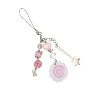 KAHDGSS Alloy Camera Strap Creative Fish Shape Rings Stylish Phone Pendant Perfect For Photographers Girls And Trendy Teens Beaded Phone Charm