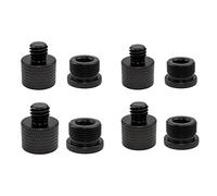 KAHDGSS Aluminum Alloy- Mic Stand Adapter Screw 5/8 Female To 3/8 Male 5/8 Female To 1/4 Male 1/4 Female To 5/8 Male 1 Set
