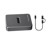 KAHDGSS Aluminum Dock Supports Double Protocols Protocols USB Connection Solids States Drive Adapter for 2TB Solids States Hard Drive Adapter