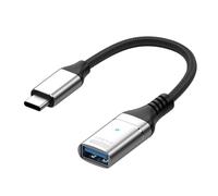 KAHDGSS Aluminum USB Type C Adapter 10Gbps Transmission 5V3A Fast for External Storage Devices