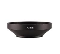 KAHDGSS Camera Wide Screw In Mount Metal Lens Hood 39mm 40.5mm 43mm 46mm 49mm 52mm 55mm 58mm 62mm 72mm 77mm 82mm