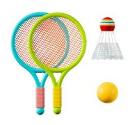 KAHDGSS Childrens Tennis Racket Pair with Soft Grip Handles Ideal for Beginners Training Children ' s Badminton Racket Set