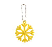 KAHDGSS Christams Party Reflective Keychain Snowflake Reflective Warning Pendant Reflector Pendants Handbag Charm Snowflake Shape Bag Pendant
