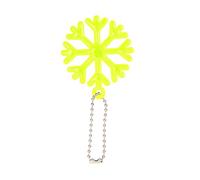 KAHDGSS Christams Party Reflective Keychain Snowflake Reflective Warning Pendant Reflector Pendants Handbag Charm Snowflake Shape Bag Pendant