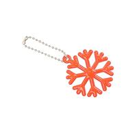 KAHDGSS Christams Party Reflective Keychain Snowflake Reflective Warning Pendant Reflector Pendants Handbag Charm Snowflake Shape Bag Pendant