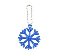 KAHDGSS Christams Party Reflective Keychain Snowflake Reflective Warning Pendant Reflector Pendants Handbag Charm Snowflake Shape Bag Pendant