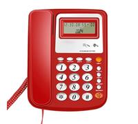 KAHDGSS Corded Telephone Fix Landline Phone with Highly Definition Voice and Space Saving for Residential or Commercial Space Corded Telephone