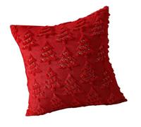 KAHDGSS Decorative Pillow Case Christmas Slipcover Embroidered Designs Warm Winter Home Decoration Winter Cover