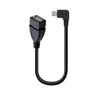 KAHDGSS Durability 90Degree Angled USB a to USB Adapter Connectors for Smartphones Tablets and External Devices Angled Converter