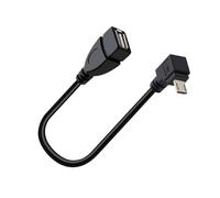 KAHDGSS Durability 90Degree Angled USB a to USB Adapter Connectors for Smartphones Tablets and External Devices Angled Converter