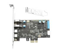KAHDGSS Efficient PCIe Card Providing Double USB 3.2 Gen1 Type C Port and 5Gbps Data Transfer PCIe to Type C Expansion Card