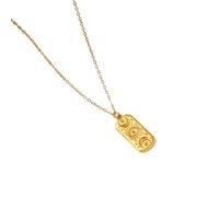 KAHDGSS Elegant Pearls Chain Necklace Featuring Star Pendant 18K Gold Plated Stainless Steel Designs Casual Wear Stylish Outfits Stylish Pendant