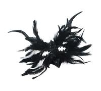 KAHDGSS Feathered Ravens Masquerades Venetians Halloween Christmas Cosplay Party Half Face Eye Cosplay Props Masquerades