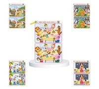 KAHDGSS Find the Difference Cards Set of 32 for Enhancing Children ' s Attention and Observation Skills Detail Recognition Cards