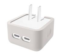 KAHDGSS Flexible Silicone Power Adapter Cover Protective Case Skin for 35W Double USB C Interfaces Charging Adapter Charging Head Protector