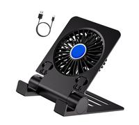 KAHDGSS Foldable Tablet Bracket Stand with Cooling Fan Smartphone Heat Dissipation Adjustable for Smartphone Tablet Laptop Phone